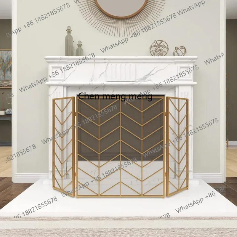 Простой европейский золотой черный бытовой тройной камин от пола до потолка, перегородка, камин, декоративная дверь, полые
Простой европейский золотой черный бытовой тройной камин от пола до потолка, перегородка, камин, декоративная дверь, полые