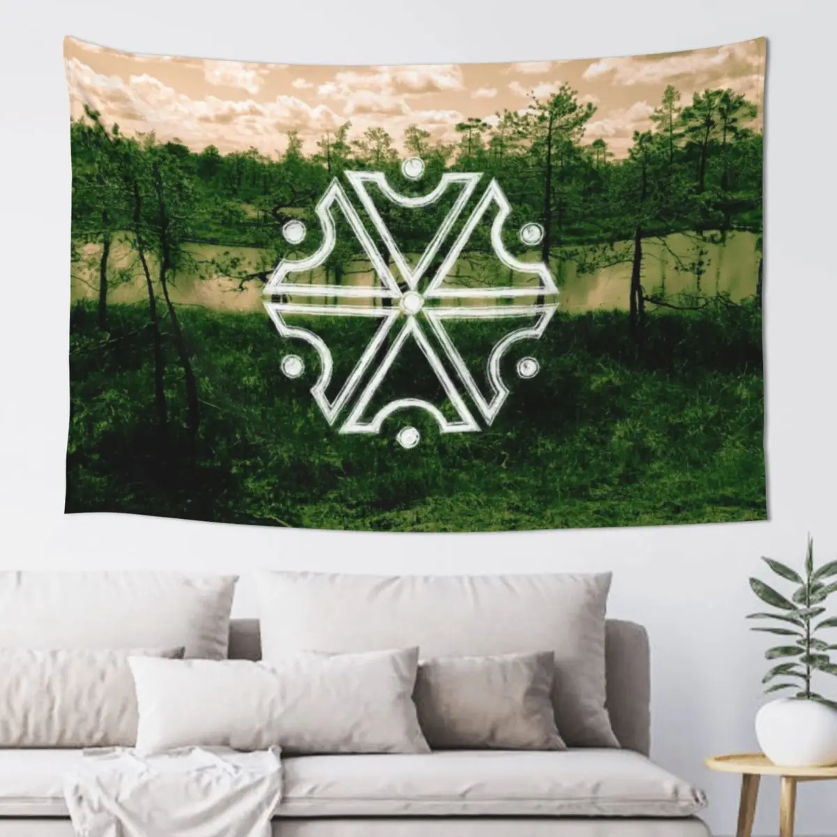 Perun, Slavic God of Thunders symbol (Swamps) Tapestry Decoration Aesthetic Living Room Decoration Wall Deco Tapestry
Perun, Slavic God of Thunders symbol (Swamps) Tapestry Decoration Aesthetic Living Room Decoration Wall Deco Tapestry