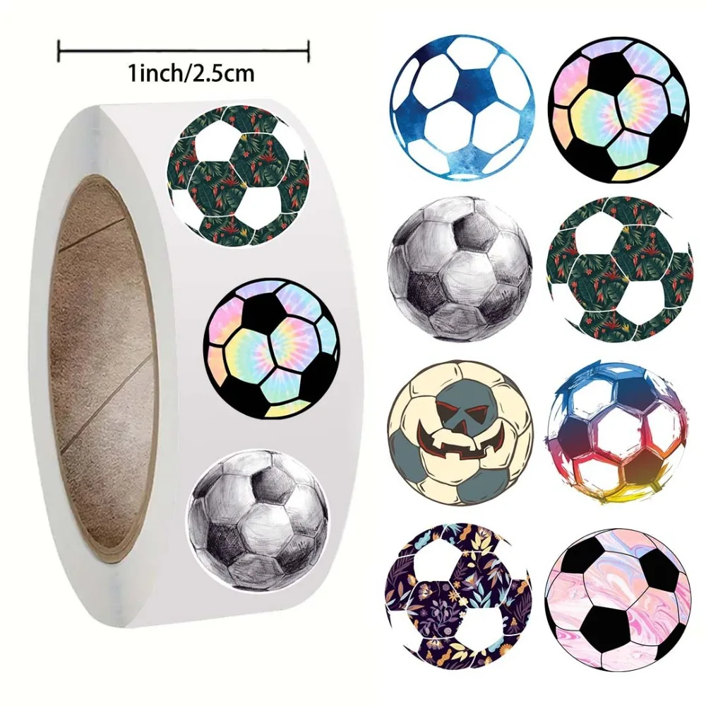 500PCS Creative Soccer Football Stickers Self-Adhesive Sports Themed Sticker Labels Birthday Gifts School Kindergarten Prizes
500PCS Creative Soccer Football Stickers Self-Adhesive Sports Themed Sticker Labels Birthday Gifts School Kindergarten Prizes