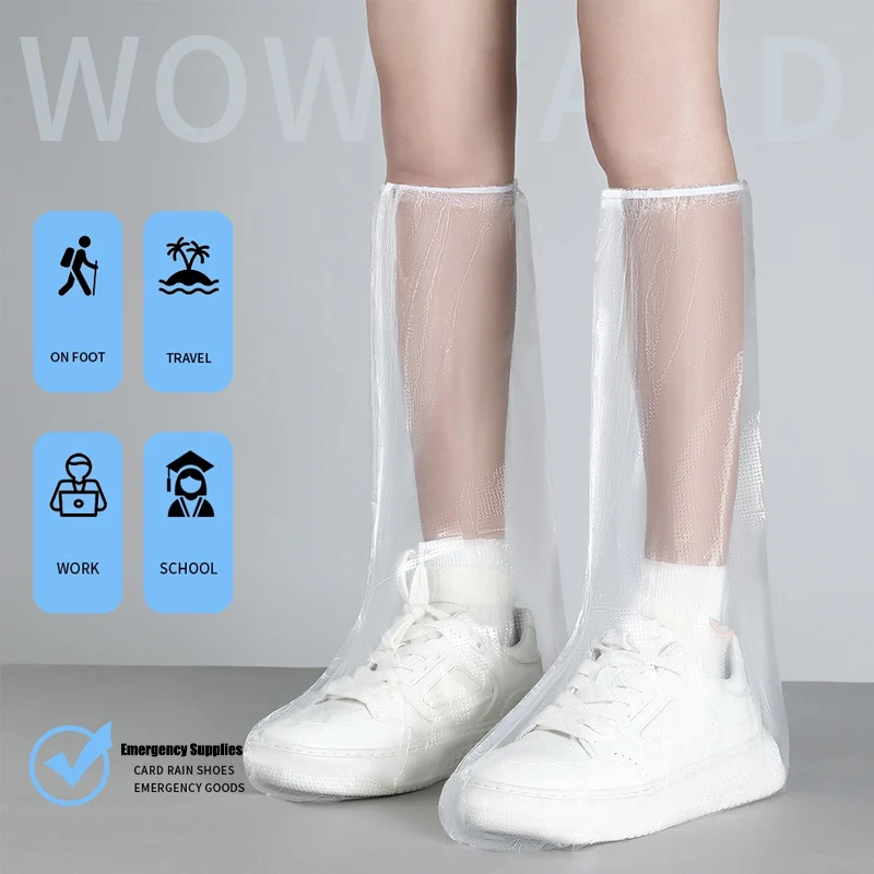 Disposable Rain Shoe Cover Card Independent Packaging High Tube Thick Rain Waterproof Adult Portable Outdoor Travel Foot Cover
Disposable Rain Shoe Cover Card Independent Packaging High Tube Thick Rain Waterproof Adult Portable Outdoor Travel Foot Cover