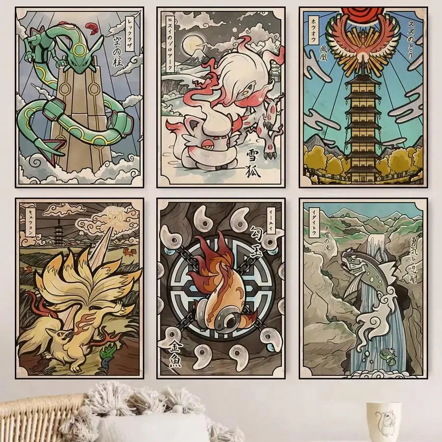 Vintage Pokemon Anime Posters Starry Children's Room Wall Art Canvas Painting Living Children Room Bedroom Home Decoration
Vintage Pokemon Anime Posters Starry Children's Room Wall Art Canvas Painting Living Children Room Bedroom Home Decoration