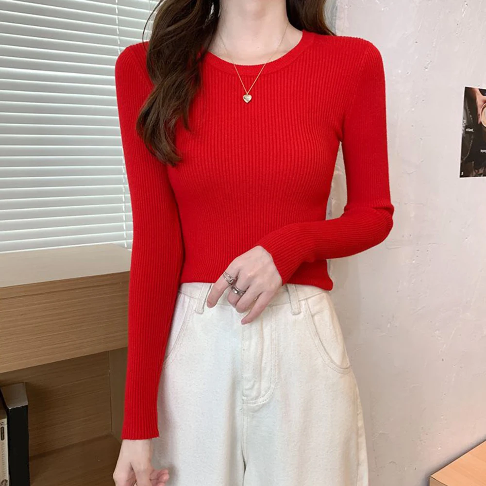 Casual Women's Top Long Sleeve Knitted Top Apricot Casual Solid Color Knit Long Sleeve Solid Color Design Club Outfit
Casual Women's Top Long Sleeve Knitted Top Apricot Casual Solid Color Knit Long Sleeve Solid Color Design Club Outfit