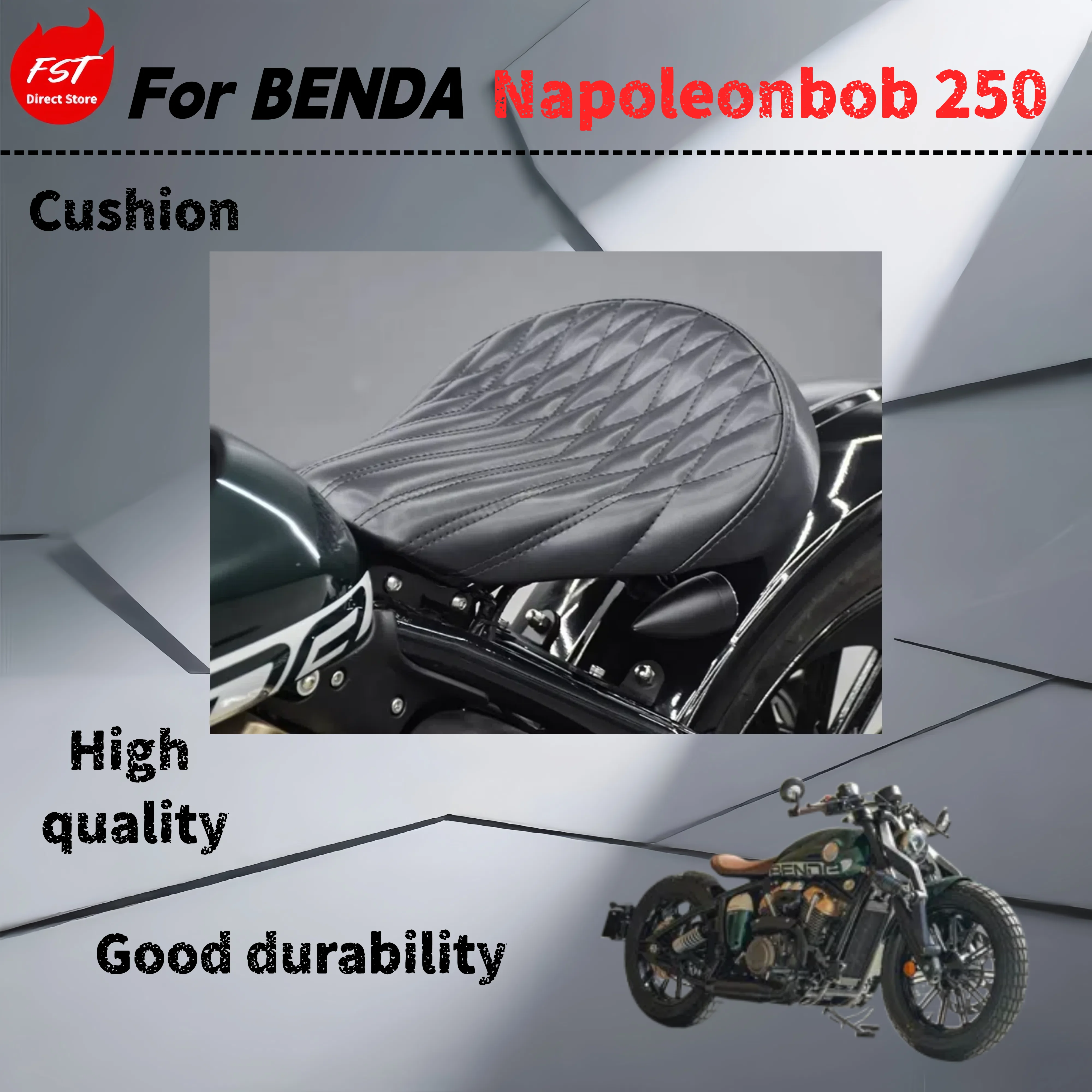 For Benda Napoleonbob 250 retrofit retro single front seat bobber widened thickened front seat comfort cushion accessories
For Benda Napoleonbob 250 retrofit retro single front seat bobber widened thickened front seat comfort cushion accessories