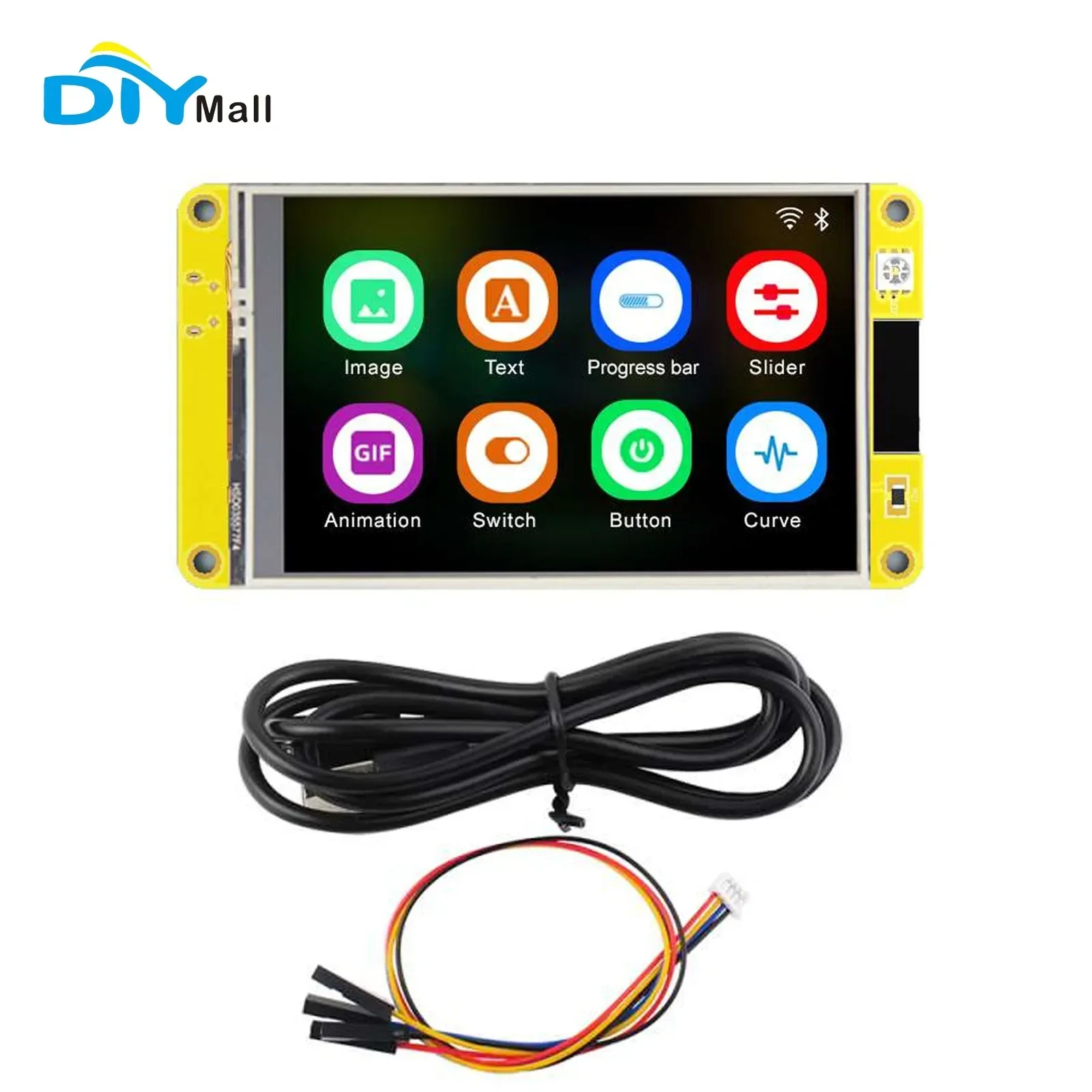 3,5-дюймовый емкостный сенсорный дисплей с драйвером ESP32 ST7796 320x480 TFT LCD для проектов Arduino IoT
3,5-дюймовый емкостный сенсорный дисплей с драйвером ESP32 ST7796 320x480 TFT LCD для проектов Arduino IoT