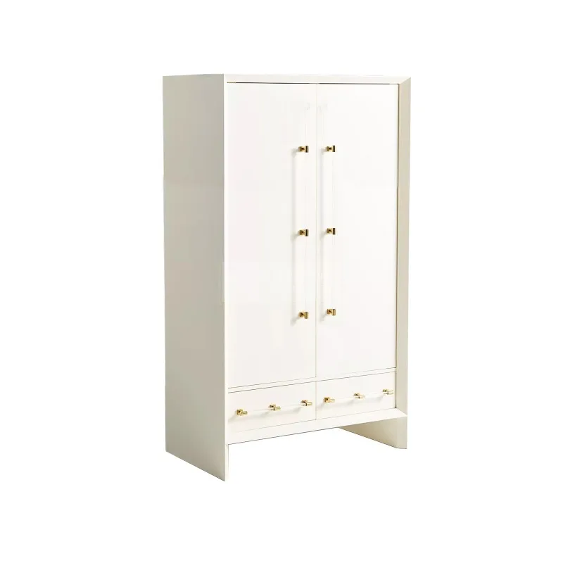 Simple small wardrobe entrance storage cabinet shoe cabinet double door hanging clothes cream wind cabinet
Simple small wardrobe entrance storage cabinet shoe cabinet double door hanging clothes cream wind cabinet