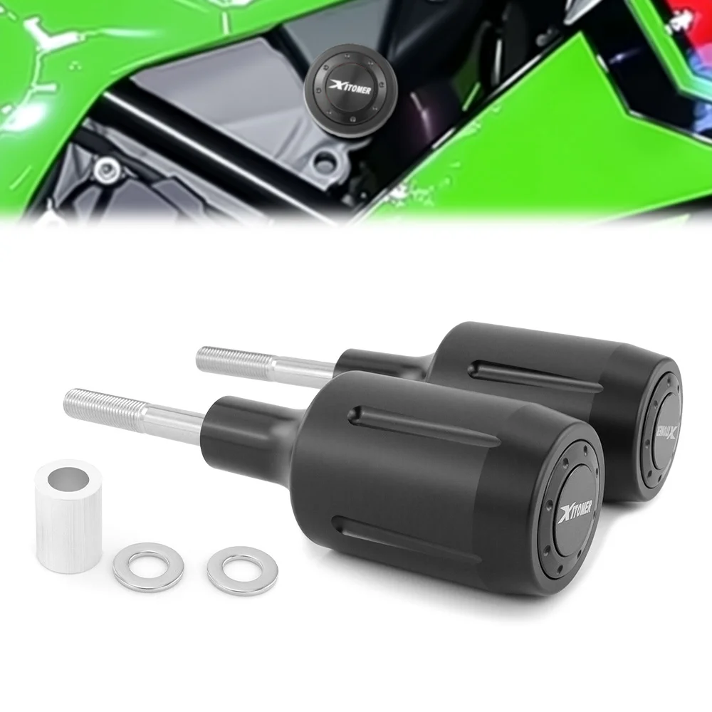 Fairing Guard Anti Crash Pad Protectors Motorcycle Frame Sliders Falling Protection ZX-10R ZX-10RR 2011 -2024 2025 For Kawasaki
Fairing Guard Anti Crash Pad Protectors Motorcycle Frame Sliders Falling Protection ZX-10R ZX-10RR 2011 -2024 2025 For Kawasaki