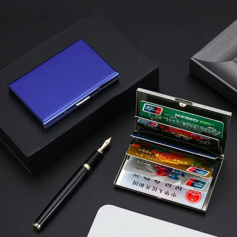 woman wallets Anti-Theft Brush Blocking RFID Stainless Steel Box Credit Card Case Men Women Wholesale Business Card man wallet
woman wallets Anti-Theft Brush Blocking RFID Stainless Steel Box Credit Card Case Men Women Wholesale Business Card man wallet