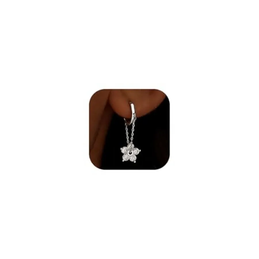 Dangle for Women 14K Plated Cubic Zirconia Dainty Wedding Jewelry for Brides
Dangle for Women 14K Plated Cubic Zirconia Dainty Wedding Jewelry for Brides