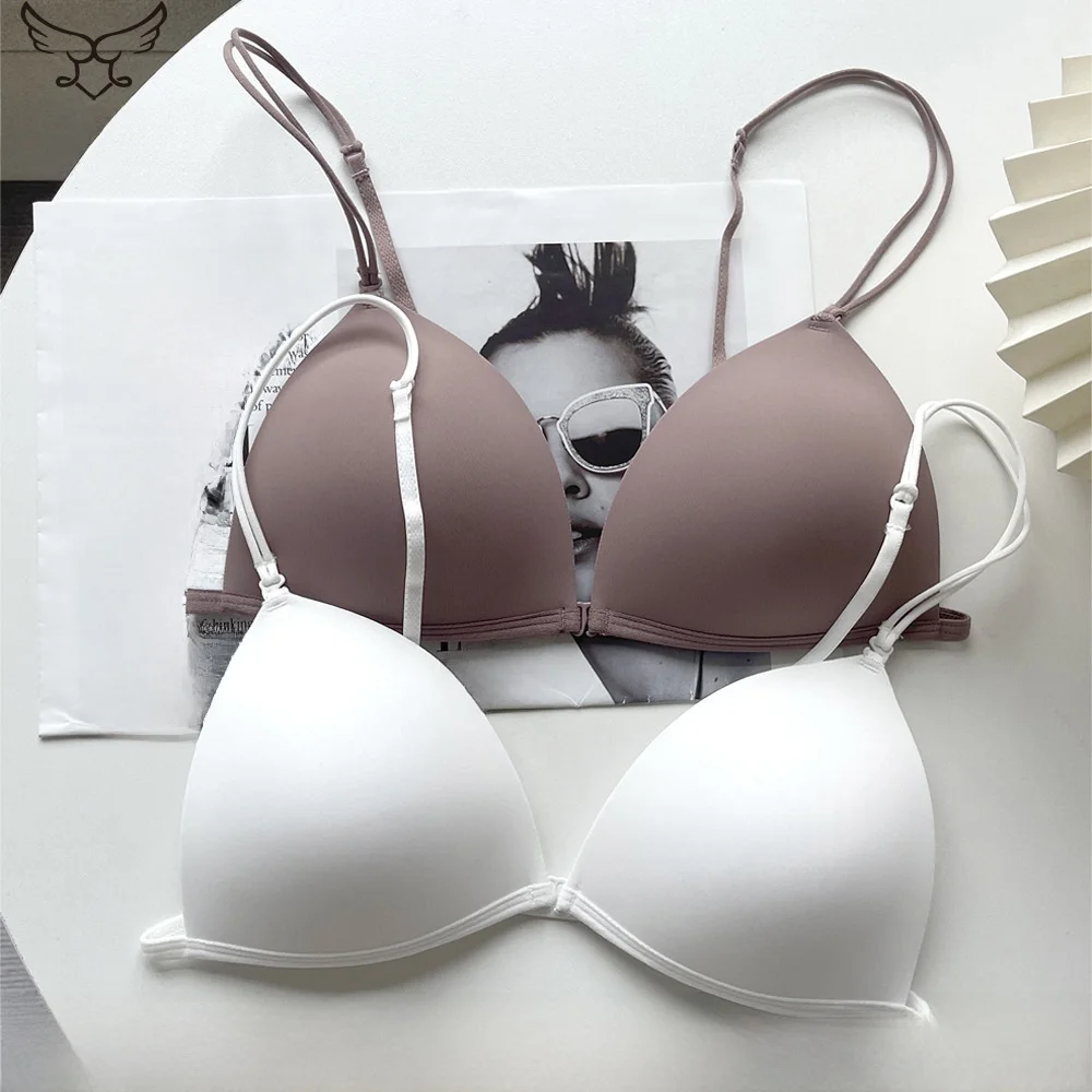Sexy Summer Bra Women's Gathered Steel Ring Strapless Smooth Backless Underwear Front Button Design Comfortable Home Clothes
Sexy Summer Bra Women's Gathered Steel Ring Strapless Smooth Backless Underwear Front Button Design Comfortable Home Clothes