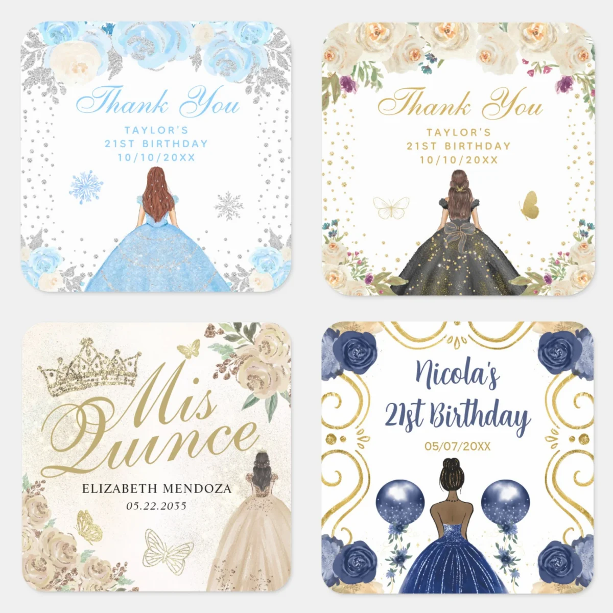 Personalized square label stickers, wedding stickers, custom names, dates, thank you stickers
Personalized square label stickers, wedding stickers, custom names, dates, thank you stickers
