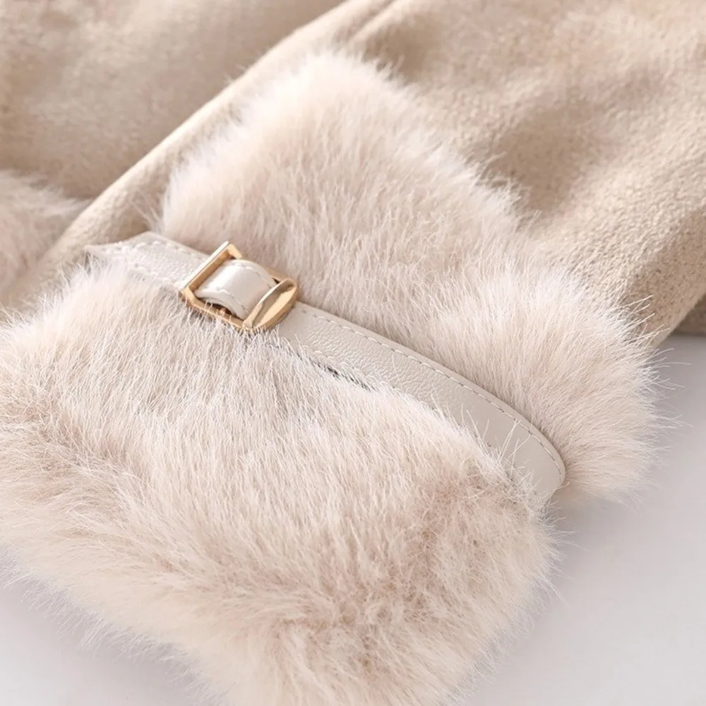 Милые бархатные зимние замшевые перчатки, толстые женские перчатки с длинными пальцами и флисовой подкладкой, велосипедные варежки с сенсорным экраном для девочек
Милые бархатные зимние замшевые перчатки, толстые женские перчатки с длинными пальцами и флисовой подкладкой, велосипедные варежки с сенсорным экраном для девочек