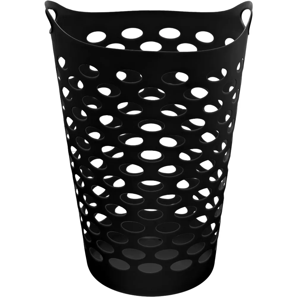 Portable Round Laundry Hamper Basket with Handles Foldable Storage Bin for Clothes Towels Black
Portable Round Laundry Hamper Basket with Handles Foldable Storage Bin for Clothes Towels Black