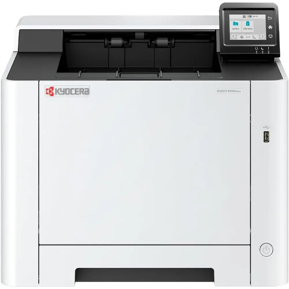 ECOSYS PA2101cwx Color Laser Printer, 22 ppm, 1200 dpi, Wi-i Direct, 1GB Memory, 2.7 inch Color Touch Sn Control Panel
ECOSYS PA2101cwx Color Laser Printer, 22 ppm, 1200 dpi, Wi-i Direct, 1GB Memory, 2.7 inch Color Touch Sn Control Panel