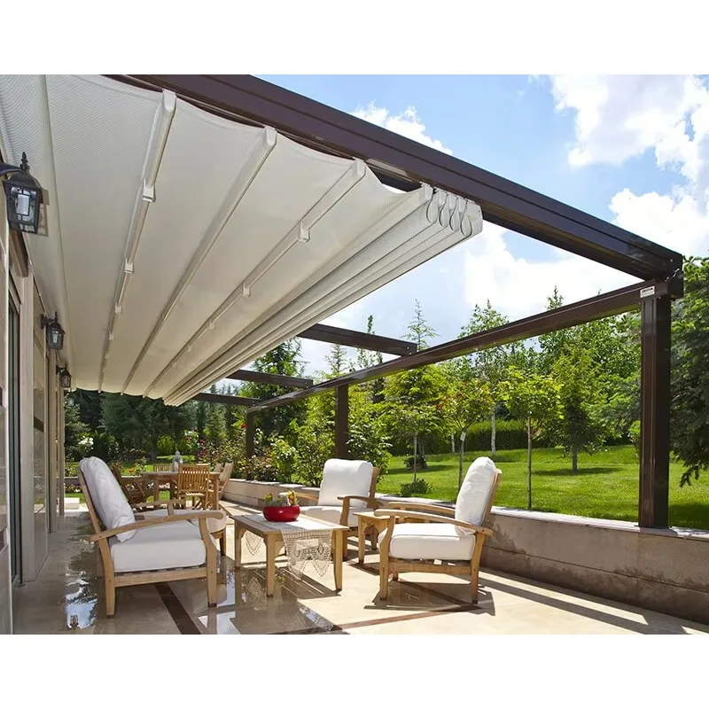 Motorized Folding Awning Waterproof Fabric Canopy Retractable Roof for Patio
Motorized Folding Awning Waterproof Fabric Canopy Retractable Roof for Patio
