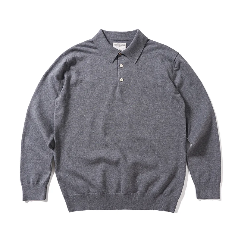 2026 Spring New American Retro Solid Color Long-sleeved Turn-down Collar Knitted Polo Shirt Men's Fashion Loose Casual Sweater
2026 Spring New American Retro Solid Color Long-sleeved Turn-down Collar Knitted Polo Shirt Men's Fashion Loose Casual Sweater