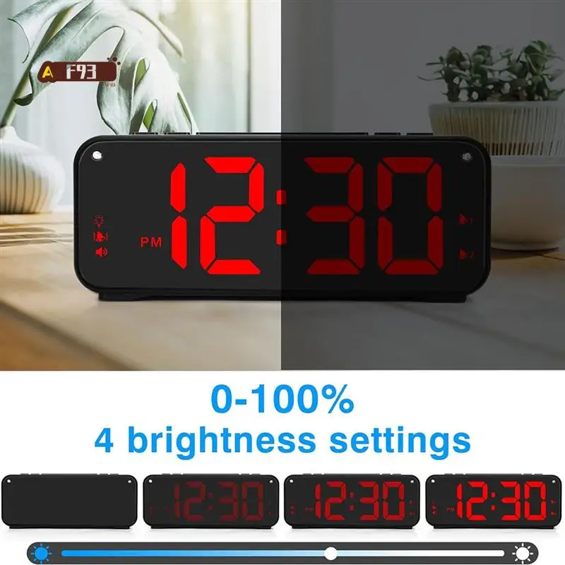 AF93-Loud Alarm Clock For Heavy Sleepers Adults,Dual Alarm Clock With Bed Shaker,For Bedrooms,6.5In Large Display With Dimmer
AF93-Loud Alarm Clock For Heavy Sleepers Adults,Dual Alarm Clock With Bed Shaker,For Bedrooms,6.5In Large Display With Dimmer