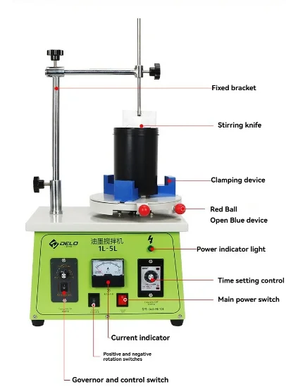 Upgrade Small Ink Mixer 1-5kg Forward and Reverse Rotation,Variable Speed,Timed Electric Mixer
Upgrade Small Ink Mixer 1-5kg Forward and Reverse Rotation,Variable Speed,Timed Electric Mixer