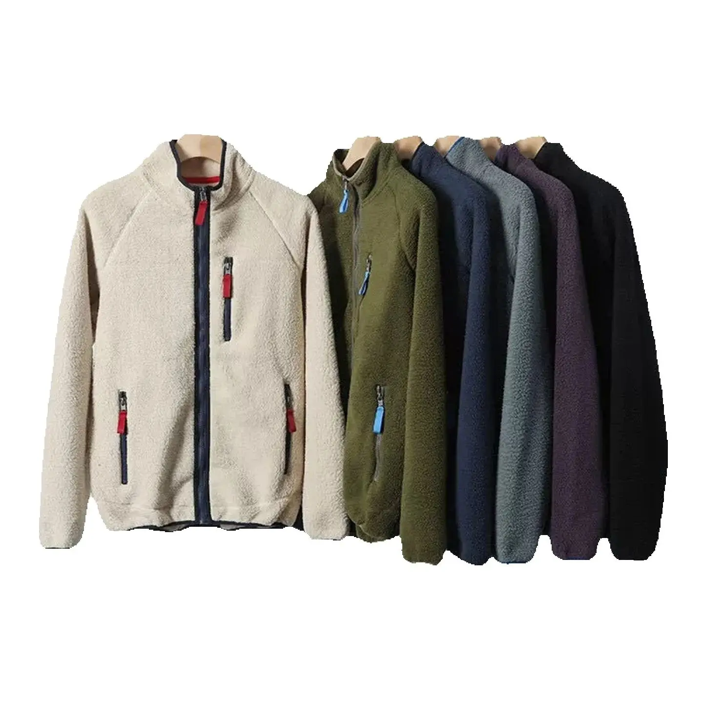 Зимняя теплая флисовая куртка из шерпа — кардиган унисекс с воротником-стойкой, повседневный и универсальный топ для походов на свежем воздухе
Зимняя теплая флисовая куртка из шерпа — кардиган унисекс с воротником-стойкой, повседневный и универсальный топ для походов на свежем воздухе