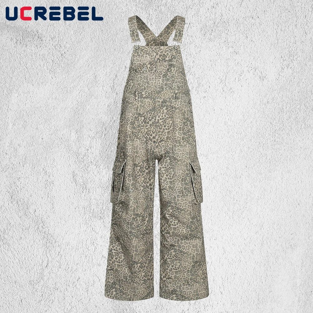 Комбинезон с леопардовым принтом, мужские мешковатые широкие комбинезоны в стиле ретро с несколькими карманами, мужские брюки
Комбинезон с леопардовым принтом, мужские мешковатые широкие комбинезоны в стиле ретро с несколькими карманами, мужские брюки