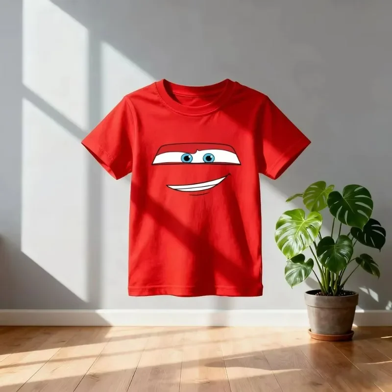 Новинка лета 2026 года: летняя хлопковая универсальная футболка с короткими рукавами для мальчиков и девочек с изображением Дини Дейла и Молнии МакКуин из мультфильма «Тачки»
Новинка лета 2026 года: летняя хлопковая универсальная футболка с короткими рукавами для мальчиков и девочек с изображением Дини Дейла и Молнии МакКуин из мультфильма «Тачки»