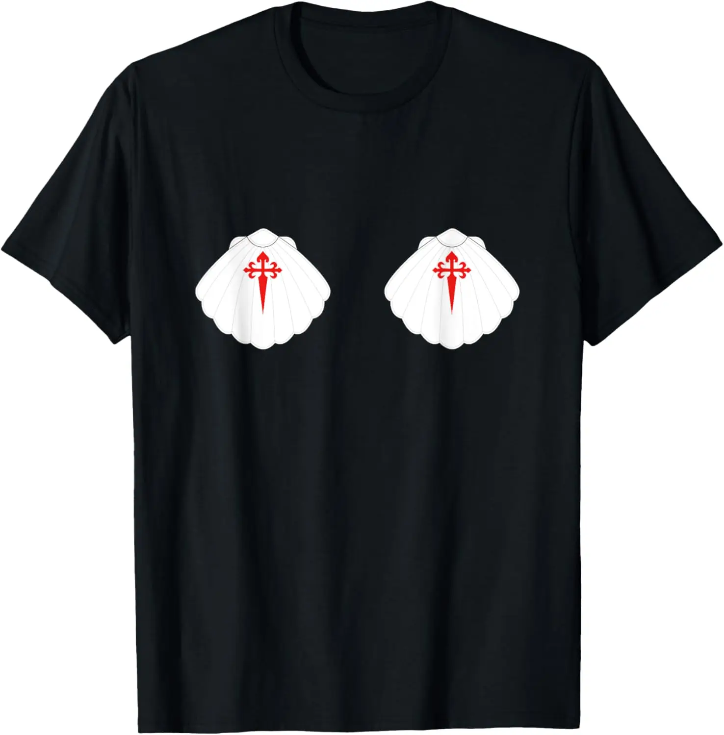 Camino De Santiago Pilgrim Way of Saint James Scallop Shell T-Shirt Short Sleeve Casual 100% Cotton T Shirt
Camino De Santiago Pilgrim Way of Saint James Scallop Shell T-Shirt Short Sleeve Casual 100% Cotton T Shirt