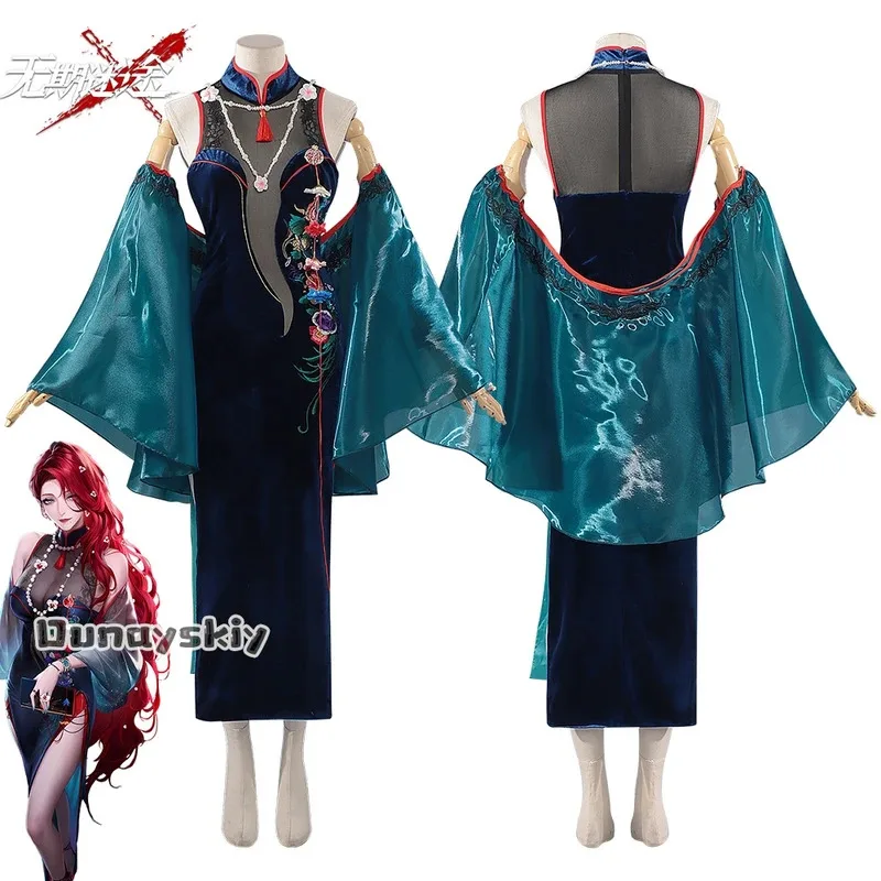 a7d@Game Path To Nowhere Cabernet Cosplay Costume Chinese Style Cheongsam Dress Retro Dress Cabernet Role-playing Wig Shoe Suits
a7d@Game Path To Nowhere Cabernet Cosplay Costume Chinese Style Cheongsam Dress Retro Dress Cabernet Role-playing Wig Shoe Suits