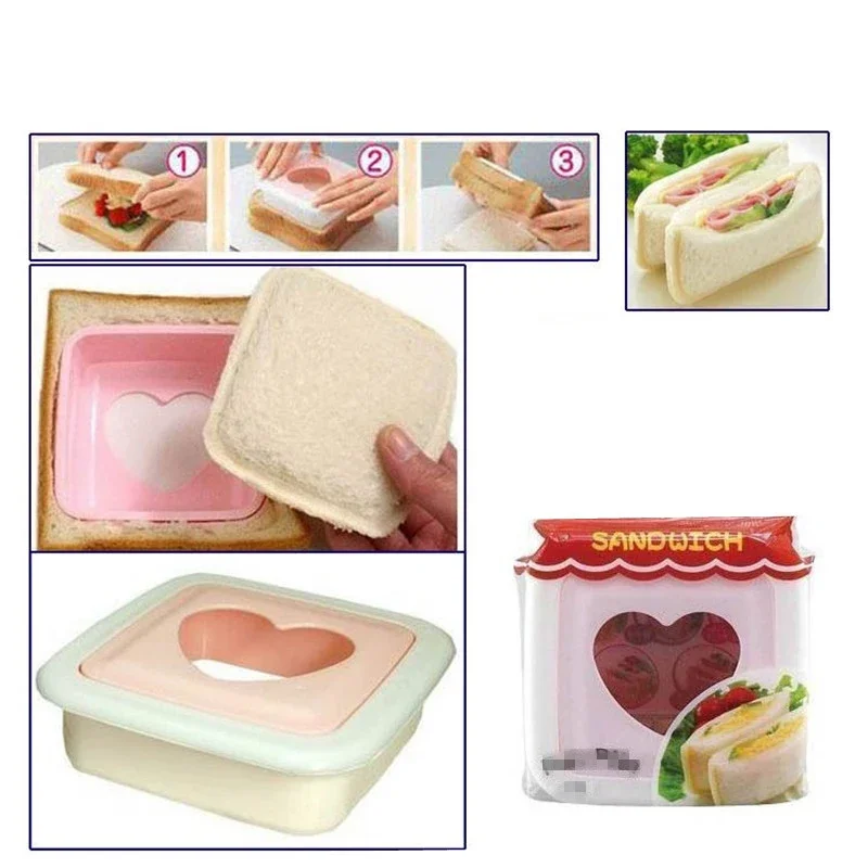 Pocket Sandwich Mold Maker Diy Bento Balls Toast Baby Cake Bread Machine Cooking Tool Kitchen Supplies Sushi Accessories
Pocket Sandwich Mold Maker Diy Bento Balls Toast Baby Cake Bread Machine Cooking Tool Kitchen Supplies Sushi Accessories