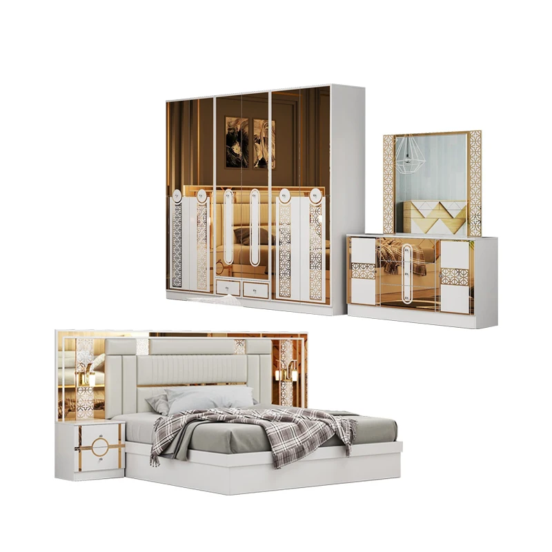&Wholesale Best Price Modern Luxury King Size Bed Master Room Classic Design Wooden Full Queen Mdf Bedroom Furniture Set
&Wholesale Best Price Modern Luxury King Size Bed Master Room Classic Design Wooden Full Queen Mdf Bedroom Furniture Set