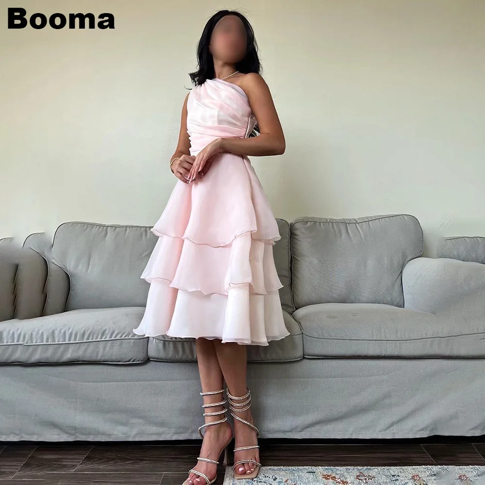 Booma Pink Short A Line Prom Dresses One Shoulder Tiered Organza Formal Evening Dresses for Women Knee Length Celebrate Gowns
Booma Pink Short A Line Prom Dresses One Shoulder Tiered Organza Formal Evening Dresses for Women Knee Length Celebrate Gowns