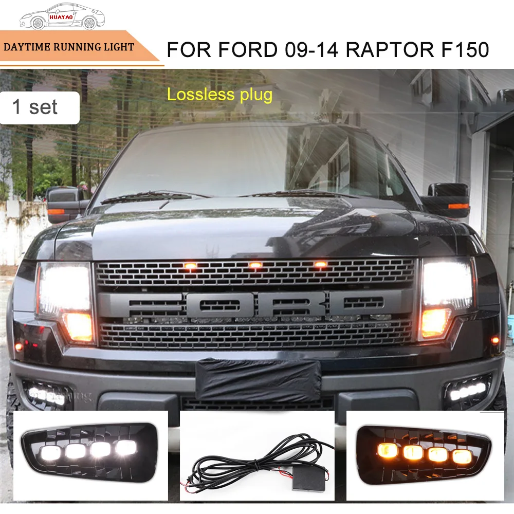 Multifunctional LED Daytime Running Light Automobile Lighting Accessories Front Bar Lamp Fog Lamp For Ford Raptor F150 2009-2014
Multifunctional LED Daytime Running Light Automobile Lighting Accessories Front Bar Lamp Fog Lamp For Ford Raptor F150 2009-2014