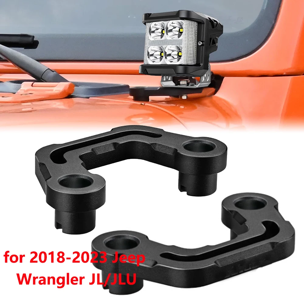 2Pcs Light Mounting Brackets for Front A-Pillar Auxiliary Offroad LED for 2018-2023 Jeep Wrangler JL/JLU 2020-2023 Gladiator JT
2Pcs Light Mounting Brackets for Front A-Pillar Auxiliary Offroad LED for 2018-2023 Jeep Wrangler JL/JLU 2020-2023 Gladiator JT