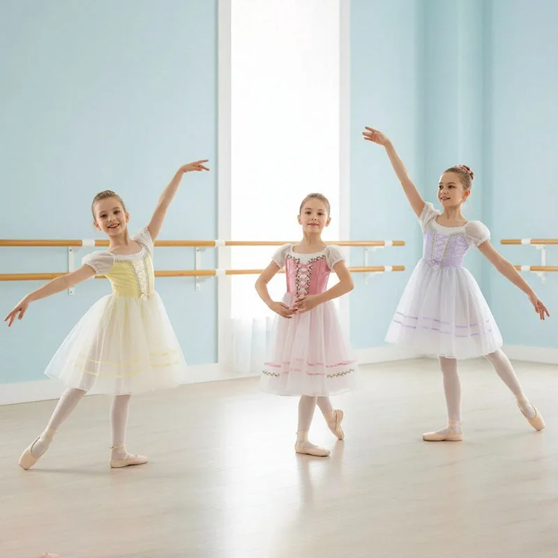 Kids Romantic Long Ballet Dress Girls Sequins Tassel Modern Dance Tutu Stage Wear Princess Costume for Children
Kids Romantic Long Ballet Dress Girls Sequins Tassel Modern Dance Tutu Stage Wear Princess Costume for Children