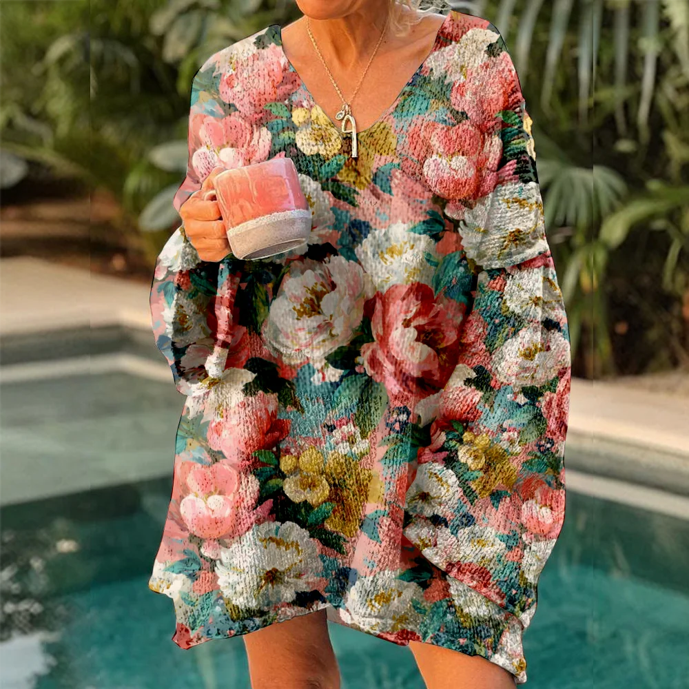 Осенне-зимние свитера с цветочным принтом, женские свитера большого размера, легкий пуловер 2021, модные мягкие наряды, джемперы Y2k для девочек
Осенне-зимние свитера с цветочным принтом, женские свитера большого размера, легкий пуловер 2021, модные мягкие наряды, джемперы Y2k для девочек