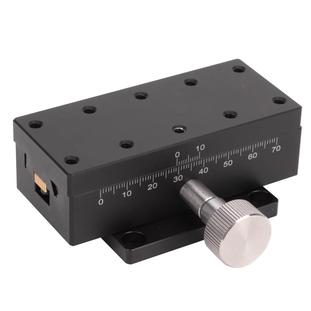 Manual Trimming Table Displacement Platform X Trimming Manual X Trimming Gear High Accuracy Adjustable Sliding Stage 40x90mm 
Manual Trimming Table Displacement Platform X Trimming Manual X Trimming Gear High Accuracy Adjustable Sliding Stage 40x90mm