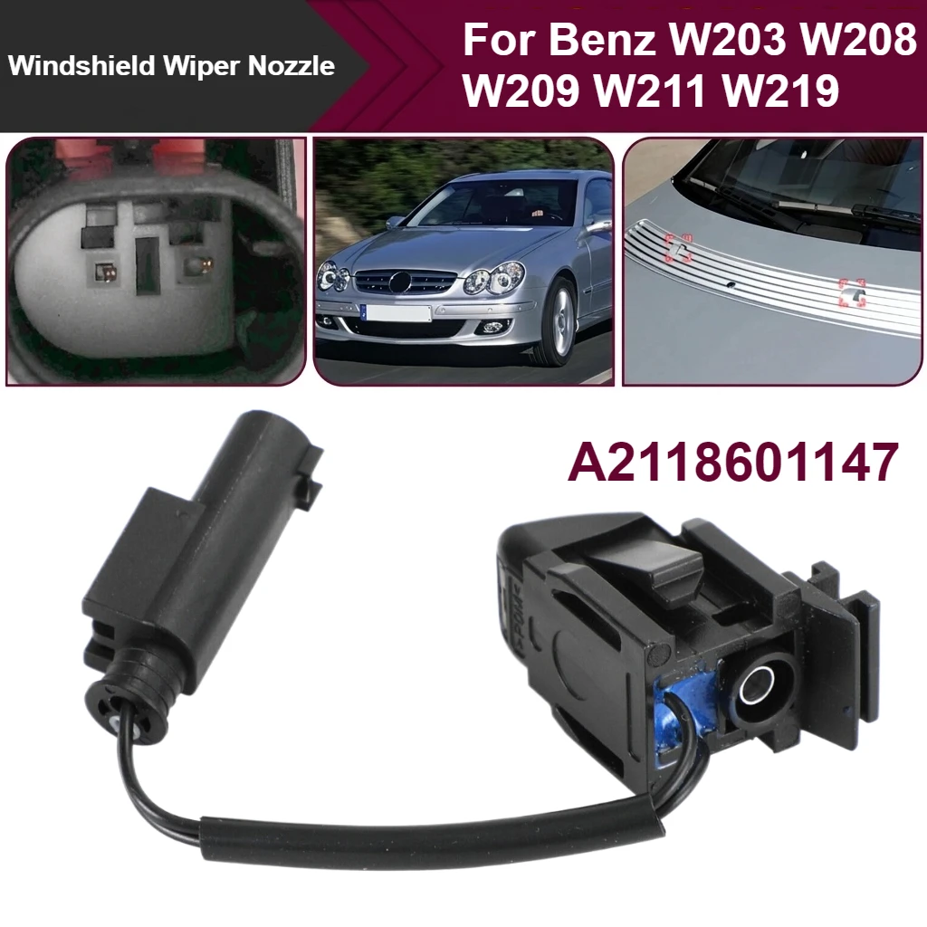 Windshield Wiper Nozzle For Benz W203 W208 W209 W211 W219 NEW A2118601147
Windshield Wiper Nozzle For Benz W203 W208 W209 W211 W219 NEW A2118601147
