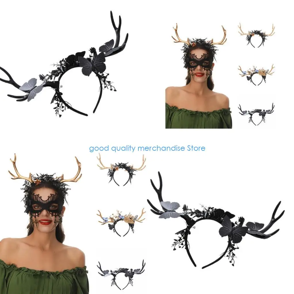 Y5JD Holiday Themed Deer Antlers Hair Accessory Gentle Fabric Kids Adults Item
Y5JD Holiday Themed Deer Antlers Hair Accessory Gentle Fabric Kids Adults Item