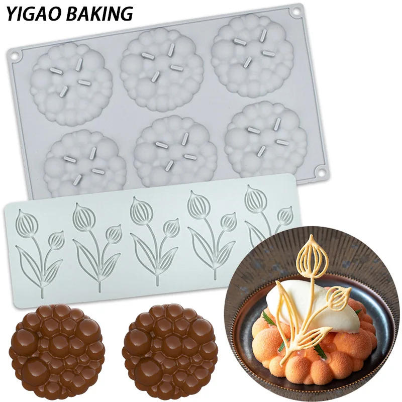 Tulip Flower Bubble Lace Candle Silicone Mold For Epoxy Resin Ornament Chocolate Cake Decoration Homemade Crafts Kitchen Accesso
Tulip Flower Bubble Lace Candle Silicone Mold For Epoxy Resin Ornament Chocolate Cake Decoration Homemade Crafts Kitchen Accesso