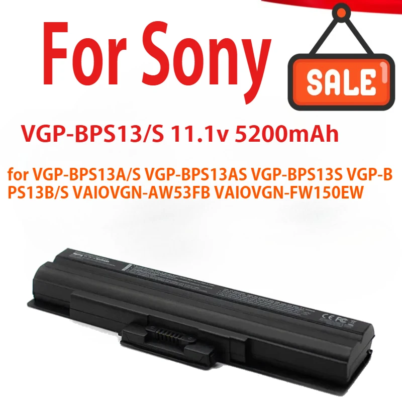 New Laptop Battery for Sony VGP-BPS13/S VGP-BPS13A/S VGP-BPS13AS VGP-BPS13S VGP-BPS13B/S VAIOVGN-AW53FB VAIOVGN-FW150EW
New Laptop Battery for Sony VGP-BPS13/S VGP-BPS13A/S VGP-BPS13AS VGP-BPS13S VGP-BPS13B/S VAIOVGN-AW53FB VAIOVGN-FW150EW