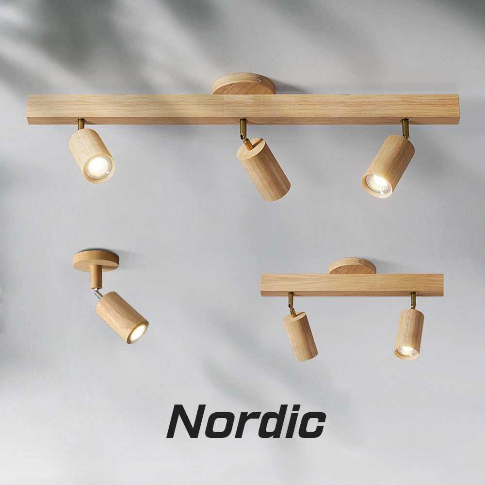 Nordic Wooden LED Ceiling Light Ceiling Spotlight LED Rail Track Lamps for Living Room Bedroom Kitchen Restaurant Decoration
Nordic Wooden LED Ceiling Light Ceiling Spotlight LED Rail Track Lamps for Living Room Bedroom Kitchen Restaurant Decoration