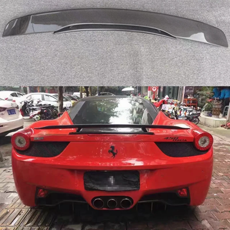 Задний спойлер из углеродного волокна для Ferrari 458 Coupe Convertible 2011 2012 2013
Задний спойлер из углеродного волокна для Ferrari 458 Coupe Convertible 2011 2012 2013