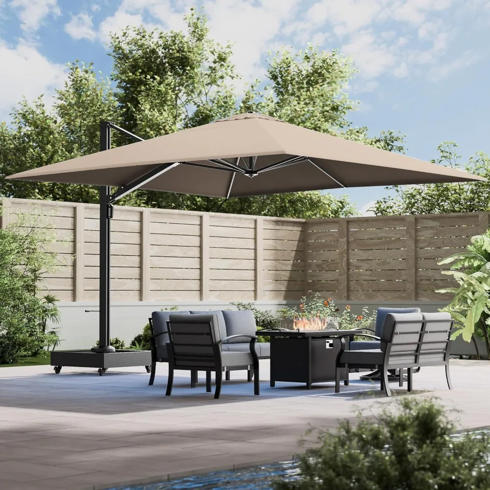 12FT Patio Umbrella,Large Cantilever Outdoor Umbrella,Offset UV and Fade Resistant Waterproof Heavy Umbrellas
12FT Patio Umbrella,Large Cantilever Outdoor Umbrella,Offset UV and Fade Resistant Waterproof Heavy Umbrellas