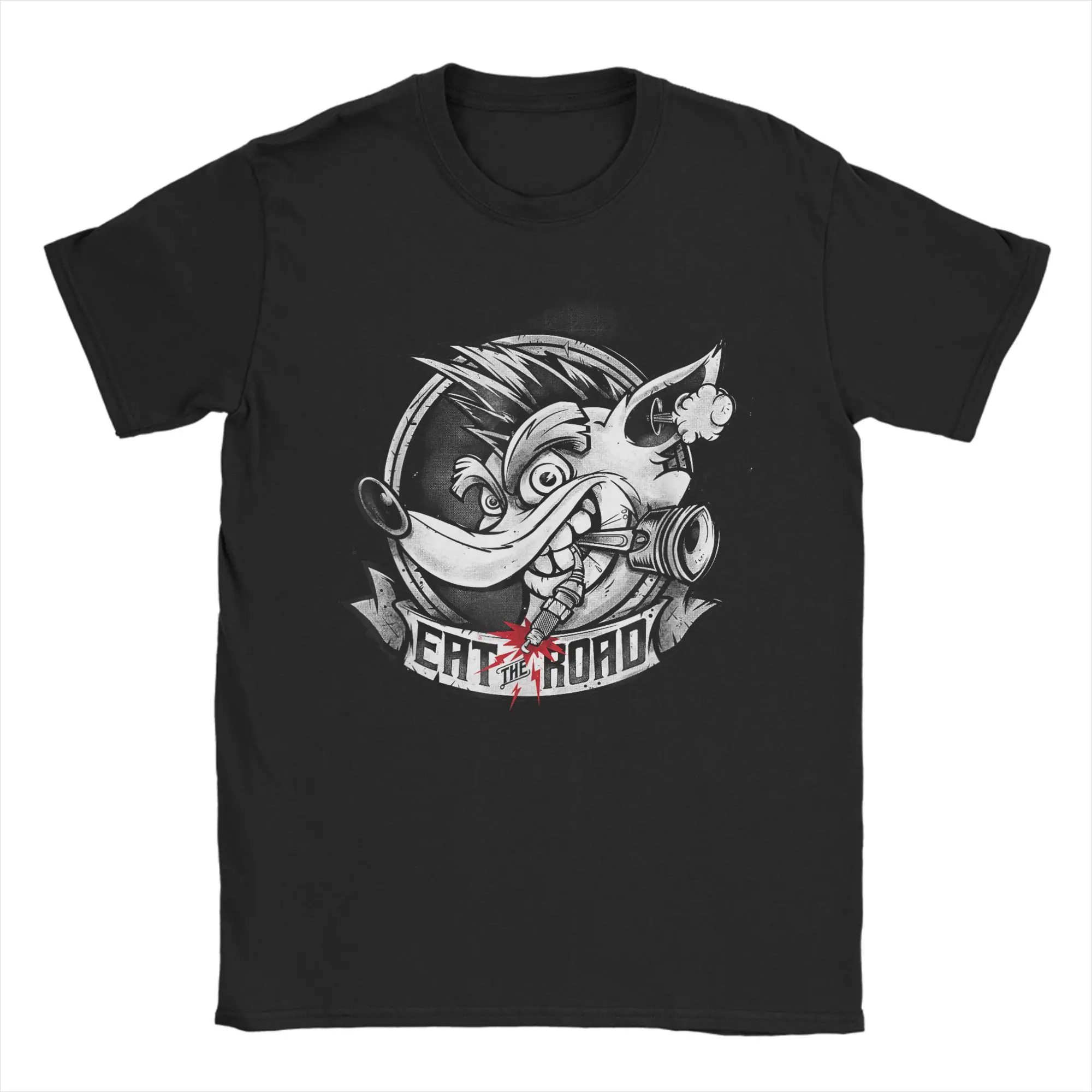 Men's T-Shirt Crash Team Racing Eat the Road Humor 100% Cotton Tee Shirt Short Sleeve T Shirt O Neck Clothes Classic
Men's T-Shirt Crash Team Racing Eat the Road Humor 100% Cotton Tee Shirt Short Sleeve T Shirt O Neck Clothes Classic