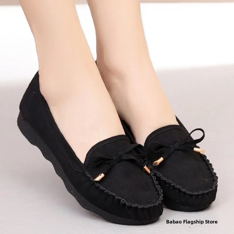 Spring Summer Flat Heel Soft Bottom Casual Work Shoes Women's Fashionable Beijing Cloth Shoes Comfortable Maternity Mom Shoes
Spring Summer Flat Heel Soft Bottom Casual Work Shoes Women's Fashionable Beijing Cloth Shoes Comfortable Maternity Mom Shoes