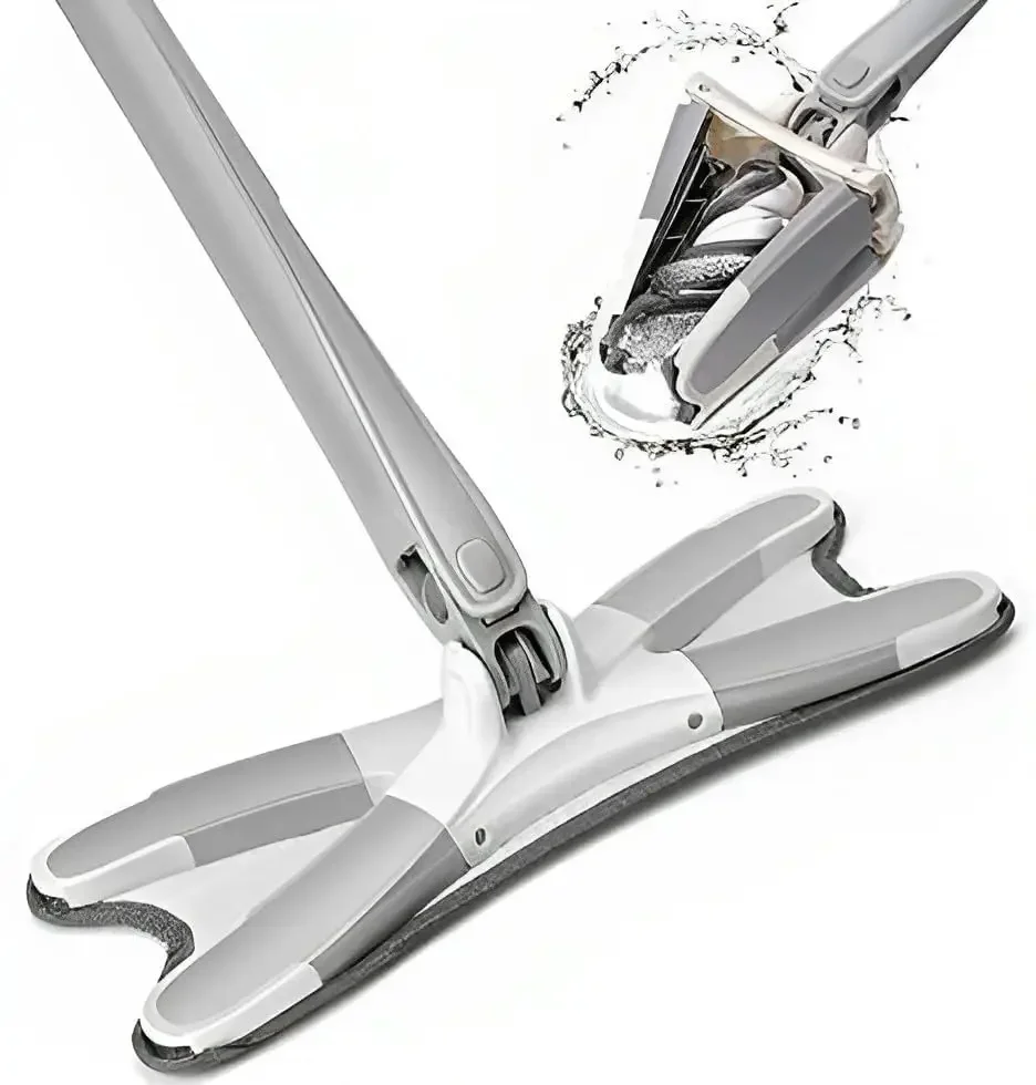 X-Shaped Micro Fiber Floor Cleaning Mop Hand-Free Wash Self Wringing Flat Mop 360 Degree Dry/Wet Mop for Home Kitchen Hardwood
X-Shaped Micro Fiber Floor Cleaning Mop Hand-Free Wash Self Wringing Flat Mop 360 Degree Dry/Wet Mop for Home Kitchen Hardwood