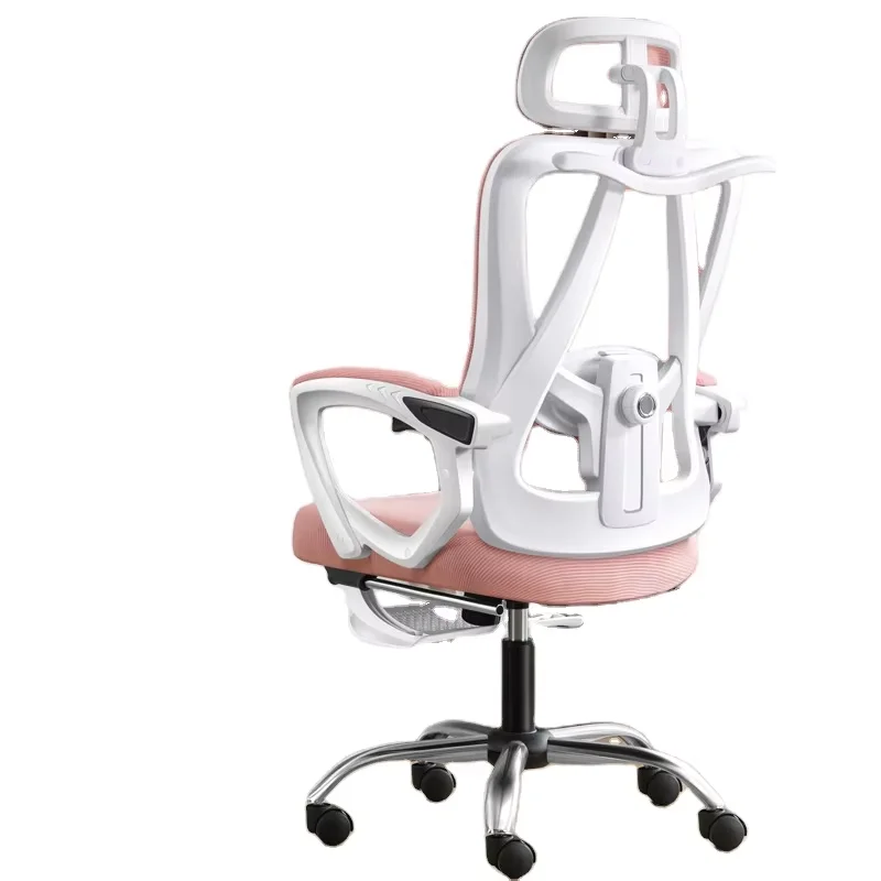 Pink Modern Home Ergonomic Chair Comfortable Ergonomic Backrest Long Sitting Design Office Chair for Workpromote sales
Pink Modern Home Ergonomic Chair Comfortable Ergonomic Backrest Long Sitting Design Office Chair for Workpromote sales