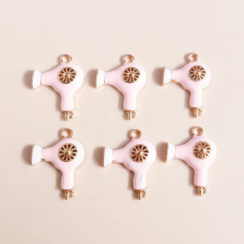 20pcs 19x25mm Cute Enamel Hair Dryer Charms Pendants for Making Drop Earrings Necklaces Bracelets DIY Crafts Jewelry Accessories
20pcs 19x25mm Cute Enamel Hair Dryer Charms Pendants for Making Drop Earrings Necklaces Bracelets DIY Crafts Jewelry Accessories