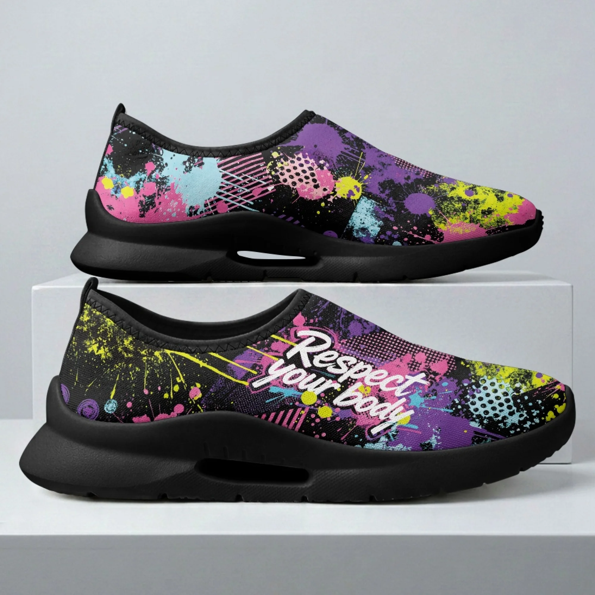 XIXIRIMIDO Splashed Ink Mens Casual Shoes Slip On Walking Sneakers Womens Gym Workout Shoes Breathable Mesh Walking Shoes 35-48
XIXIRIMIDO Splashed Ink Mens Casual Shoes Slip On Walking Sneakers Womens Gym Workout Shoes Breathable Mesh Walking Shoes 35-48