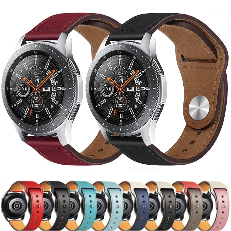 22mm 20mm Leather Strap for Samsung Galaxy Watch 4 5 6 Amazfit GTR 3 Pro/4/GTS Wristband Bracelet for Huawei Watch GT/2/3/Pro
22mm 20mm Leather Strap for Samsung Galaxy Watch 4 5 6 Amazfit GTR 3 Pro/4/GTS Wristband Bracelet for Huawei Watch GT/2/3/Pro