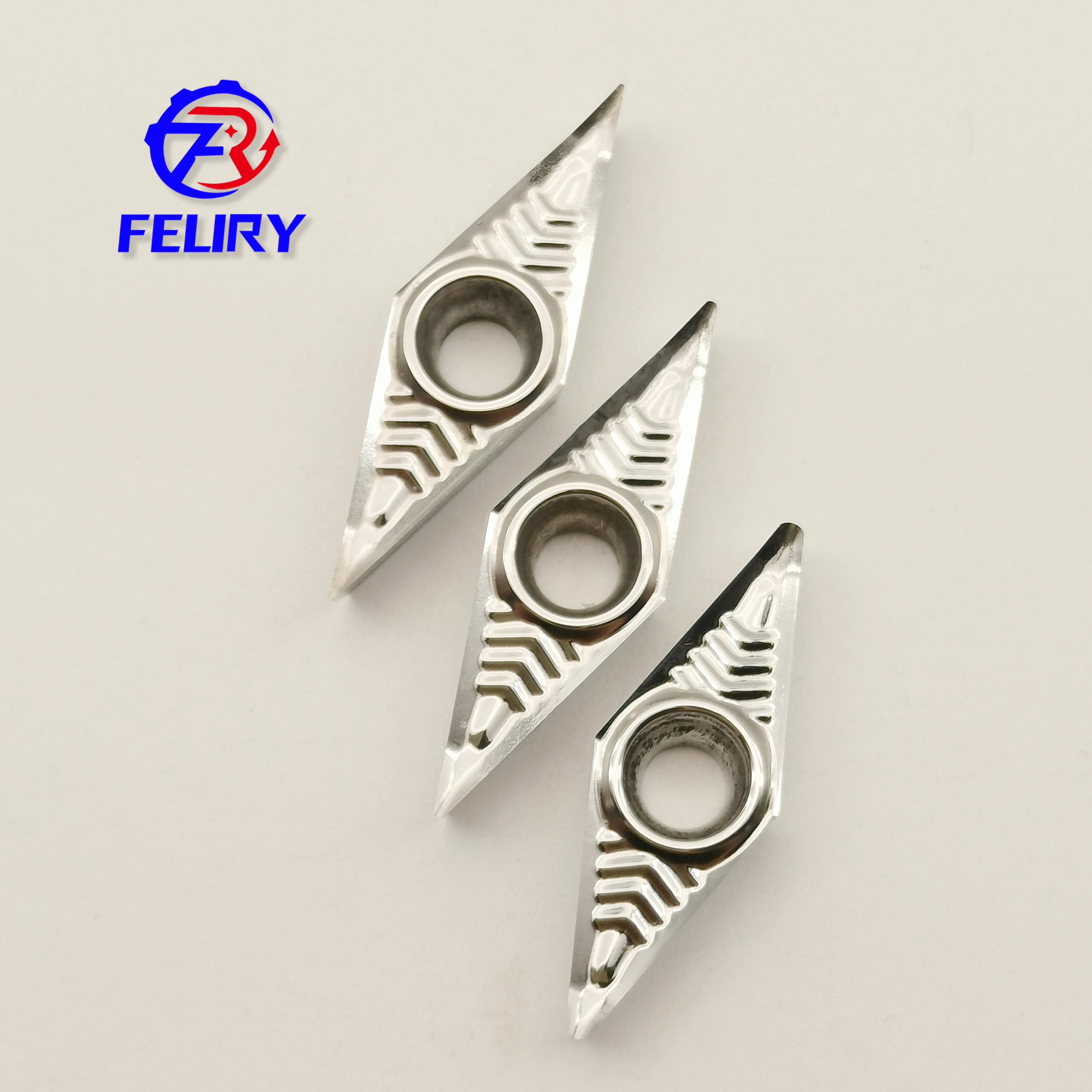 VBGT160402 VBGT160404 VBGT160408 high quality hard alloy CNC cutting tools can be used for machining aluminum and copper VBGT
VBGT160402 VBGT160404 VBGT160408 high quality hard alloy CNC cutting tools can be used for machining aluminum and copper VBGT