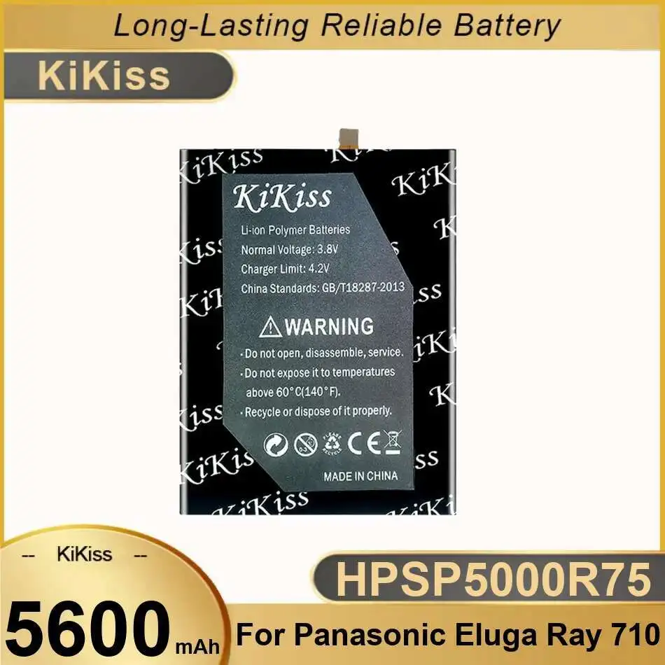 HPSP5000R75 Надежный источник питания 5600 мАч для Panasonic Eluga Ray 710 Батарея мобильного телефона Премиум Замена
HPSP5000R75 Надежный источник питания 5600 мАч для Panasonic Eluga Ray 710 Батарея мобильного телефона Премиум Замена